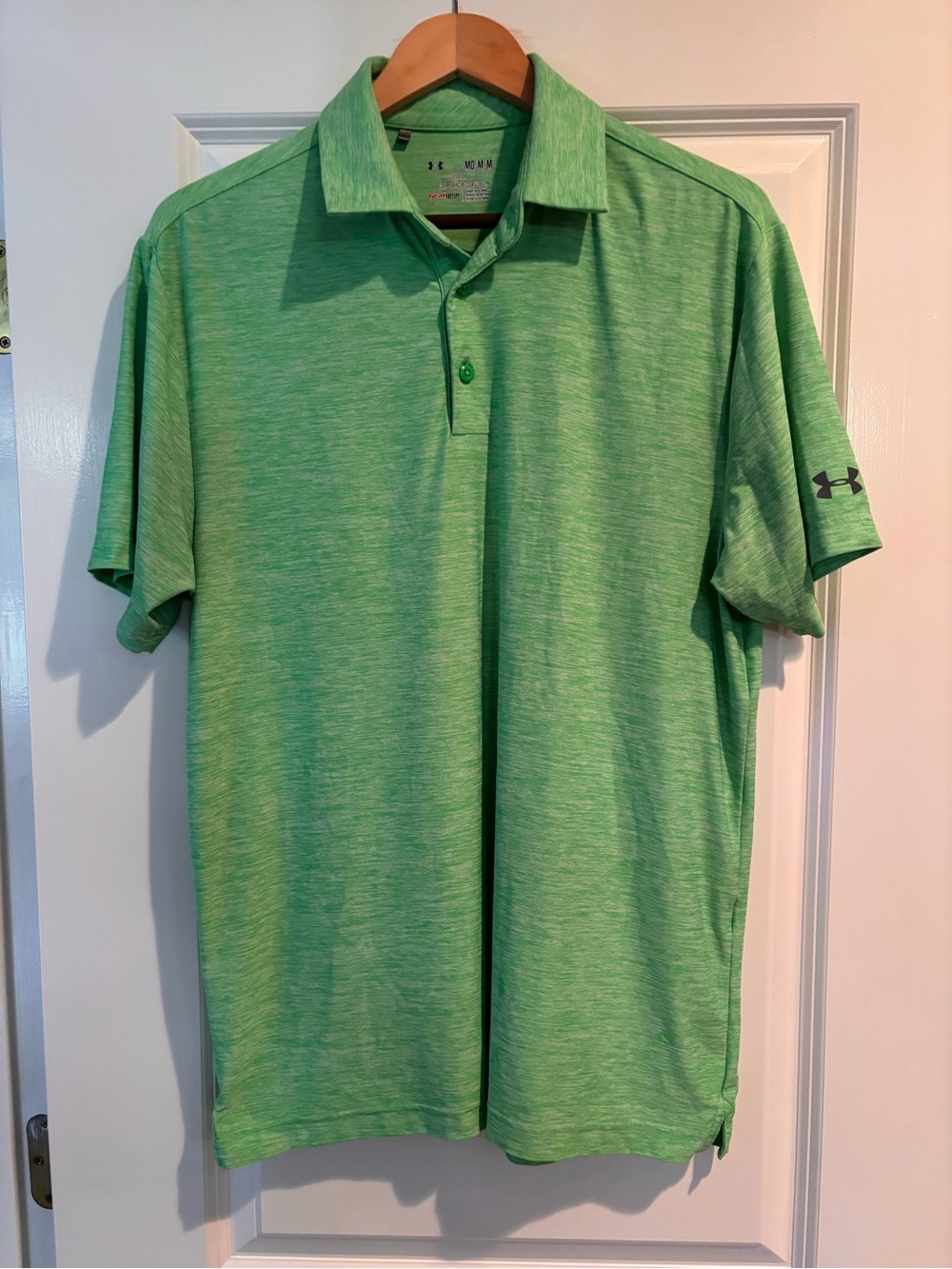 Under Armour HeatGear Loose Polo Shirt Men’s Medium Green Golf